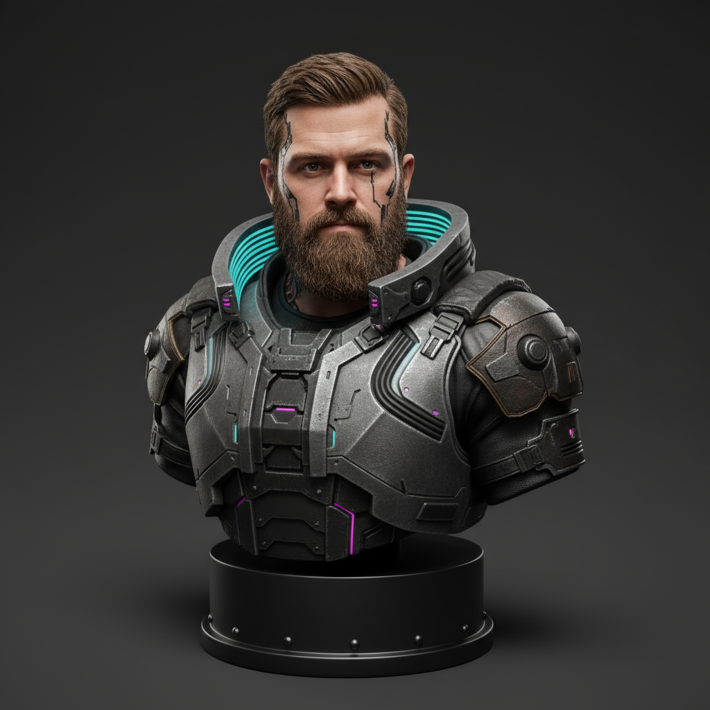 Buste Cyberpunk